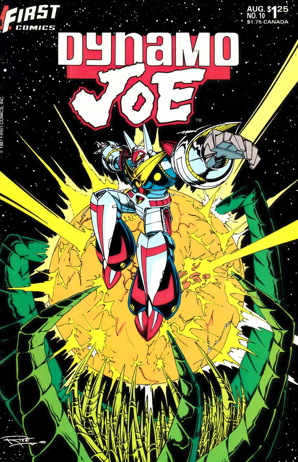 Dynamo Joe #10 Fine (6.0) [First Comic] THUMBNAIL