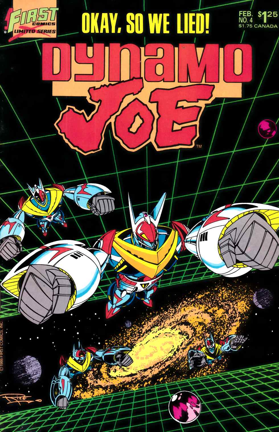 Dynamo Joe #4 Fine (6.0) [First Comic] LARGE