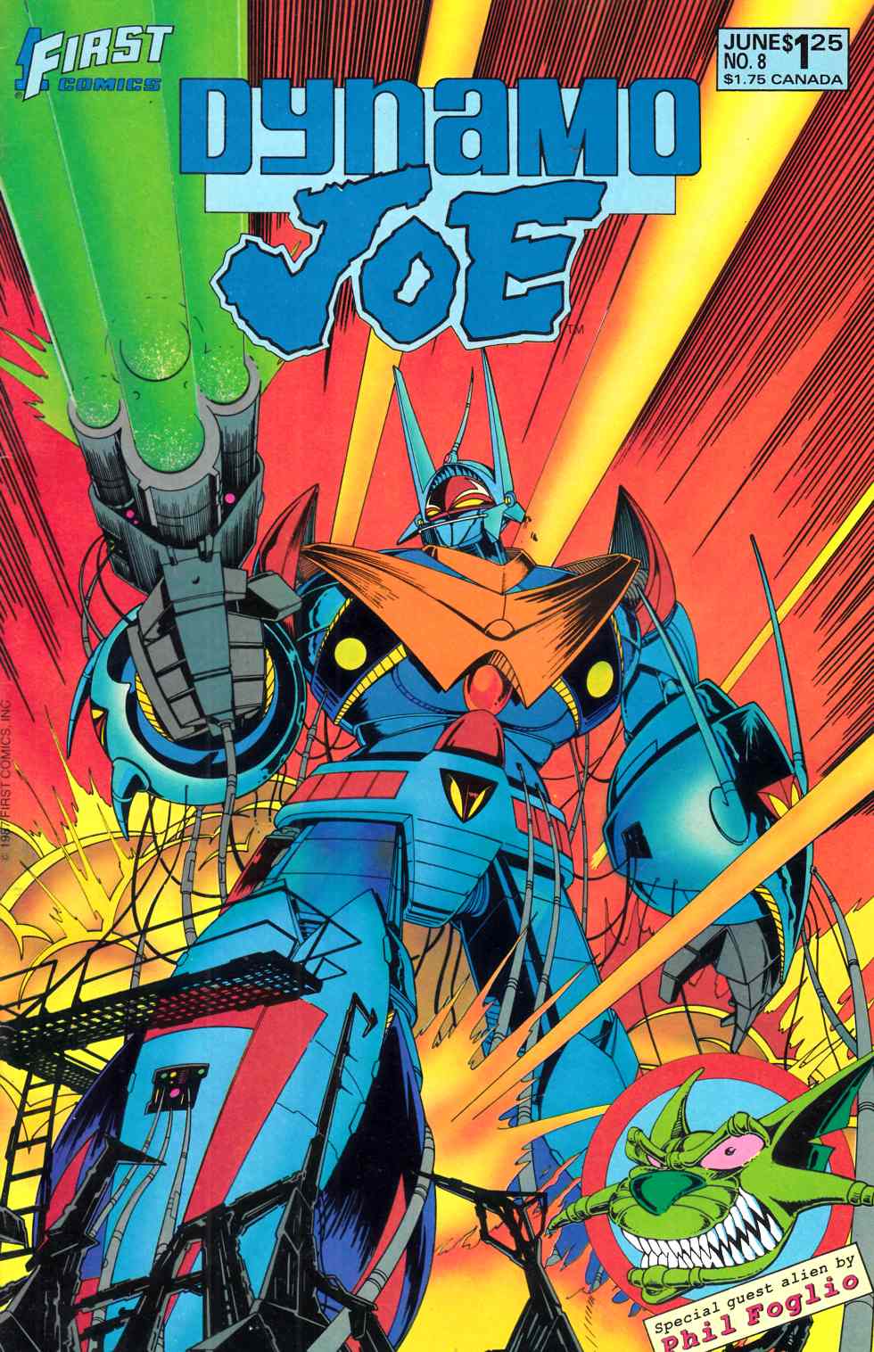 Dynamo Joe #8 Fine (6.0) [First Comic] LARGE