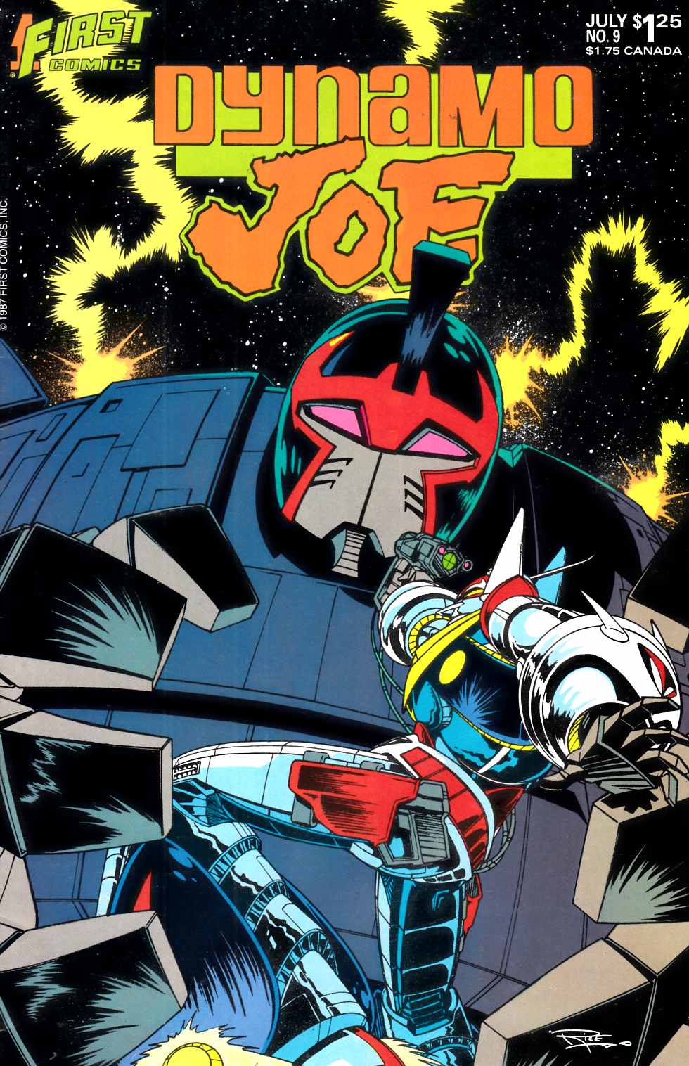 Dynamo Joe #9 Fine (6.0) [First Comic] THUMBNAIL