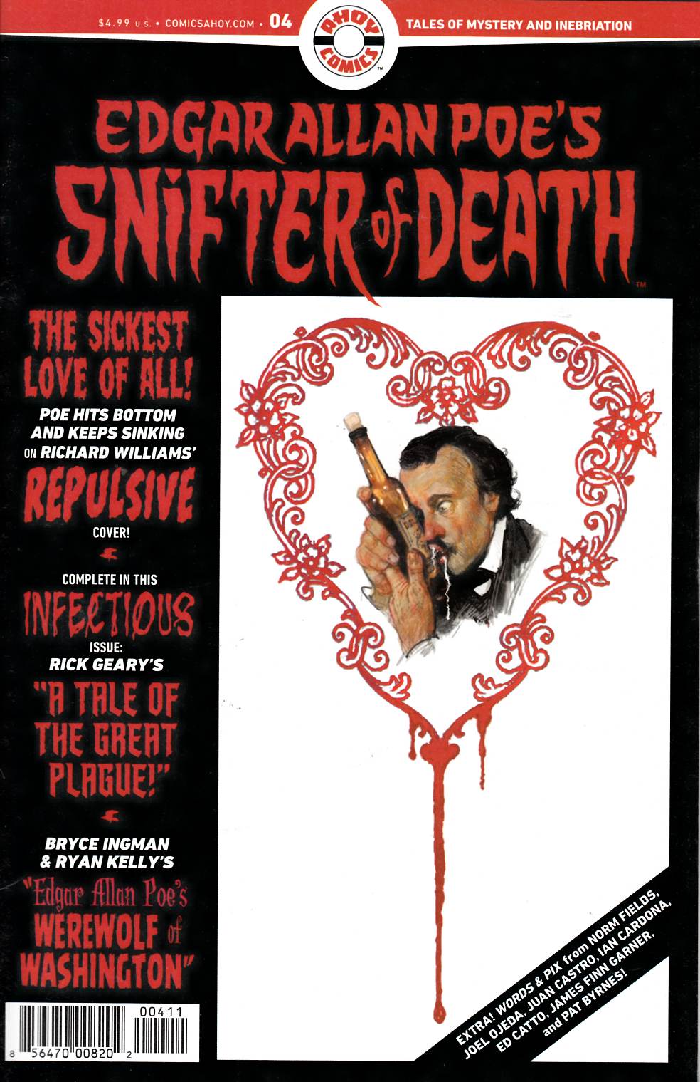 Edgar Allan Poe's Snifter of Death #4 Near Mint (9.4) [Ahoy Comic] LARGE