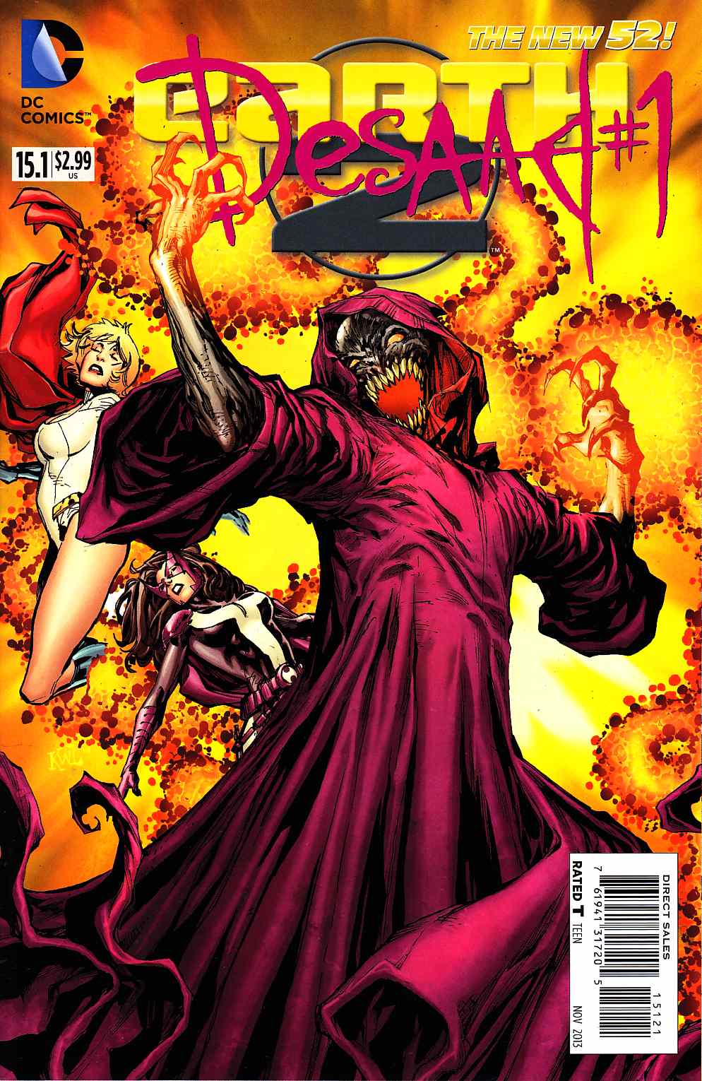 Earth 2 #15.1 Desaad 2D Edition [DC Comic] LARGE