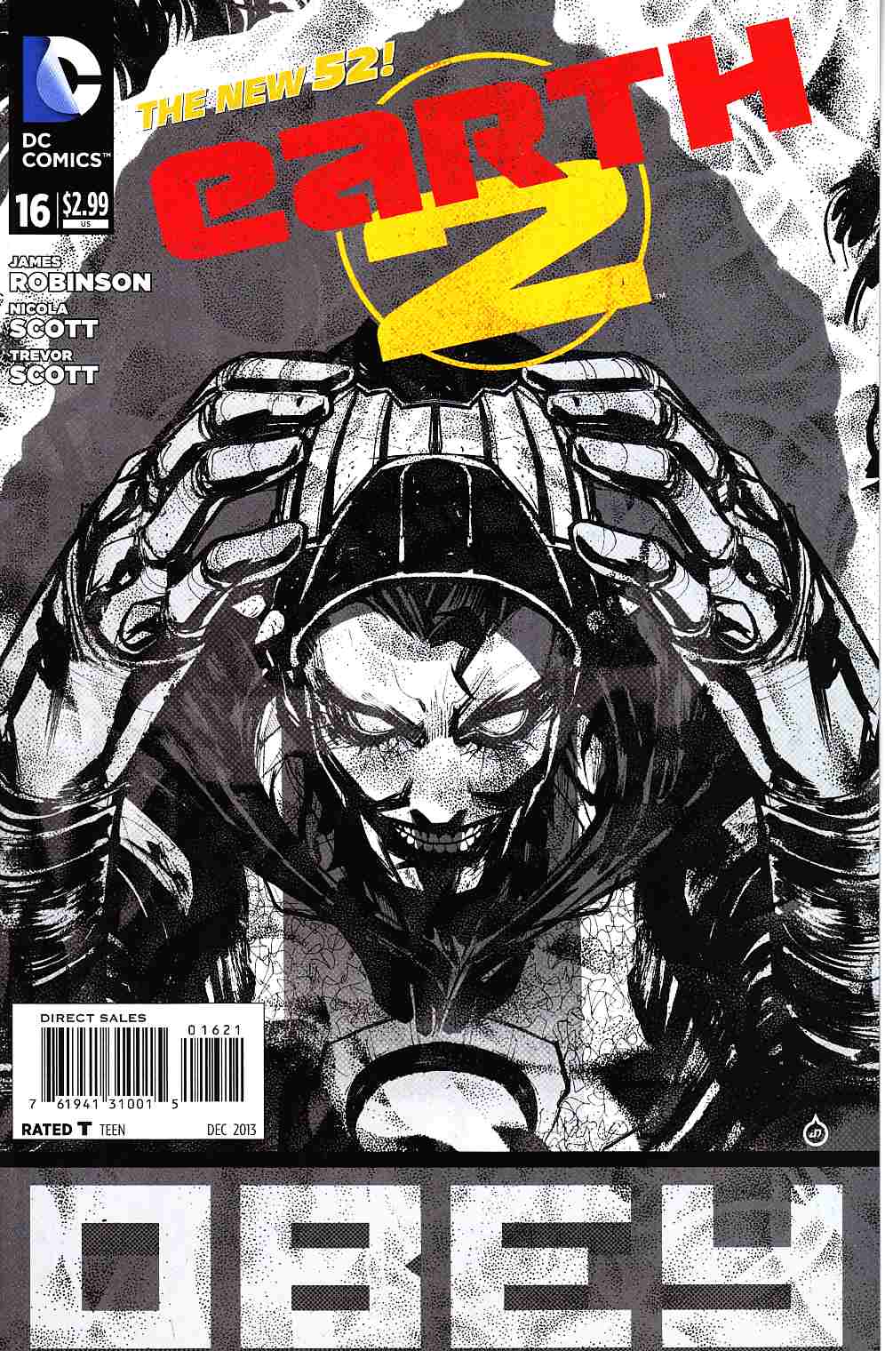 Earth 2 #16 Doe B&W Variant Cover [DC Comic] THUMBNAIL