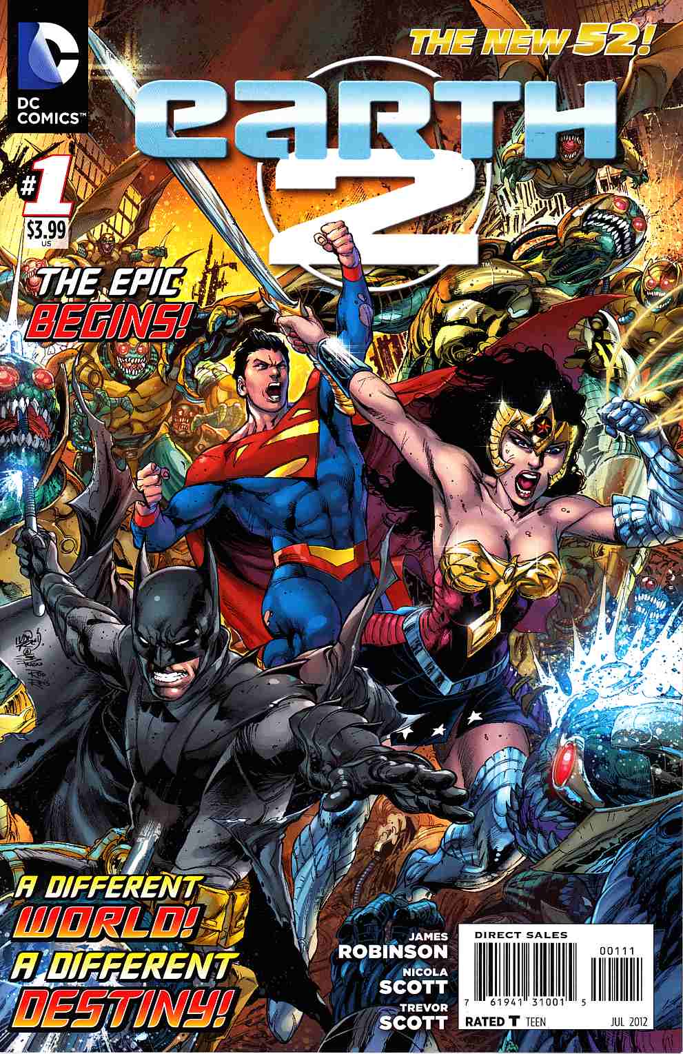Earth 2 #1 Near Mint (9.4) [DC Comic] LARGE