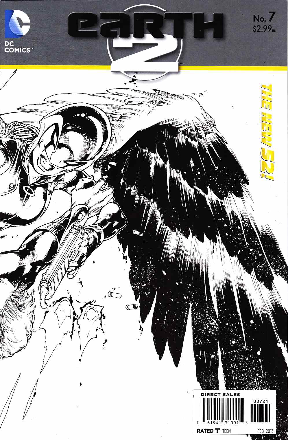 Earth 2 #7 Reis B&W Variant Cover [DC Comic] THUMBNAIL