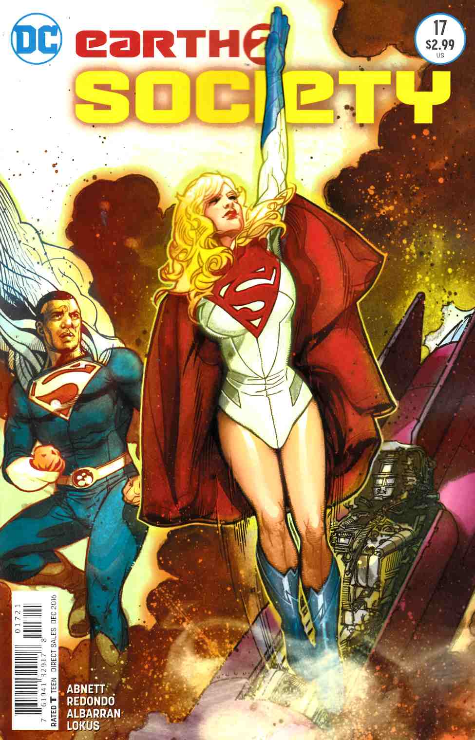 Earth 2 Society #17 Harris Variant Cover [DC Comic] LARGE