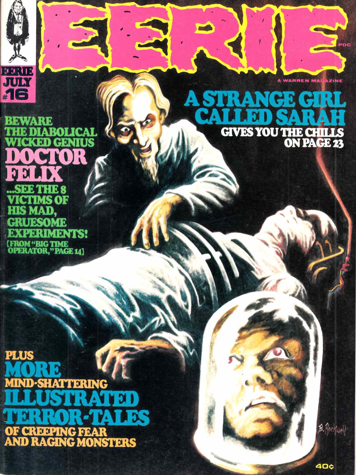 Eerie #16 Very Fine Plus (8.5) [Warren Magazine] THUMBNAIL