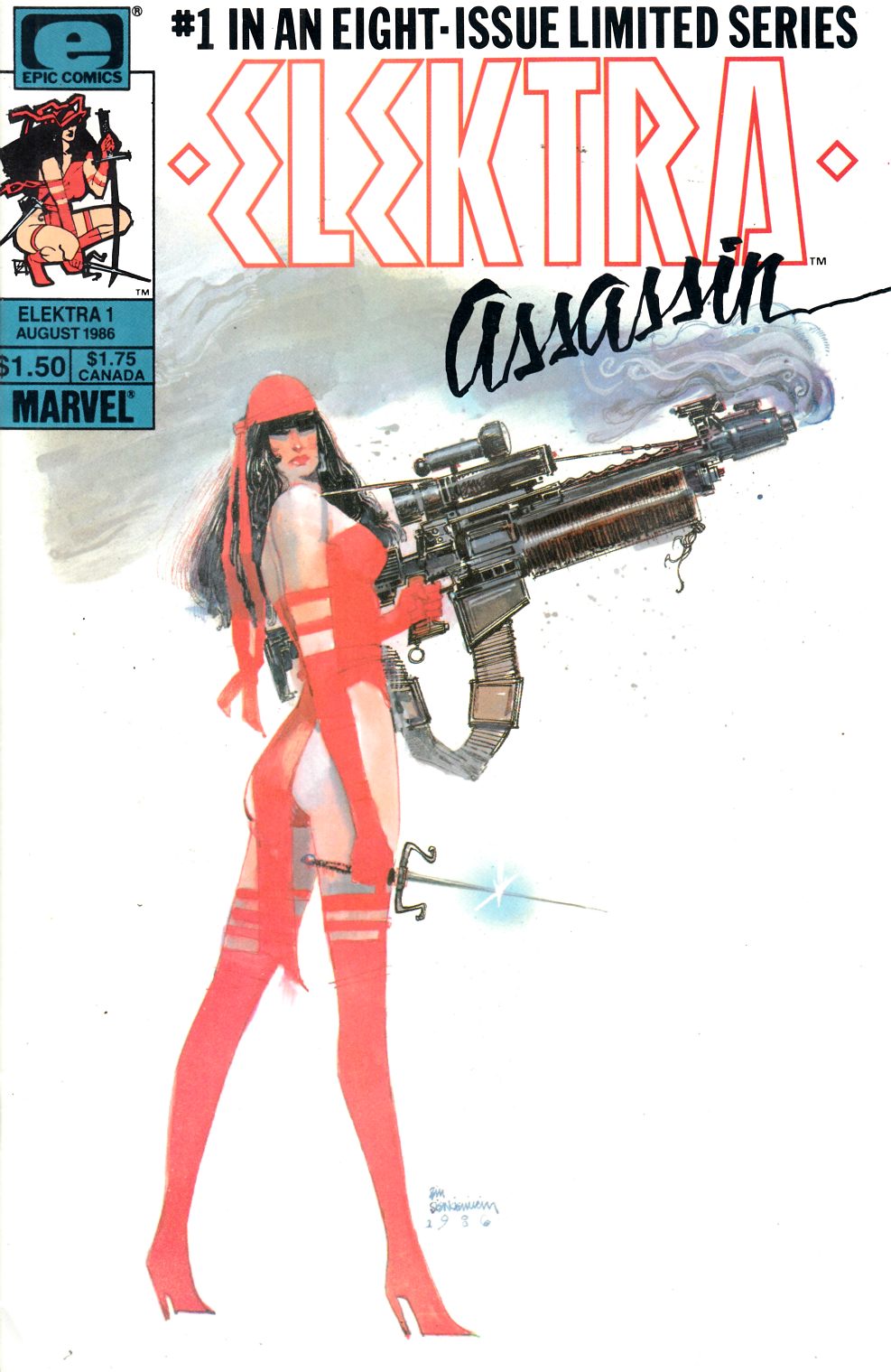 Elektra Assassin #1 Fine Minus (5.5) [Marvel Comic] LARGE