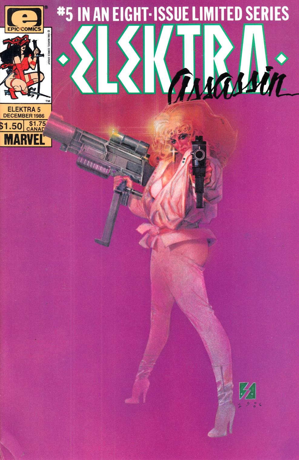 Elektra Assassin #5 Fine Minus (5.5) [Marvel Comic] LARGE