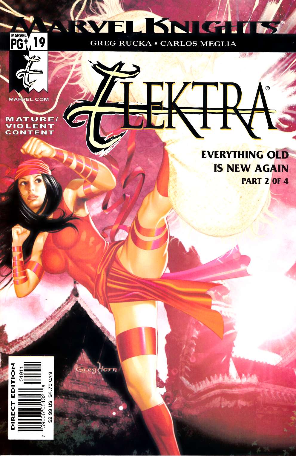 Elektra #19 Near Mint (9.4) [Marvel Comic] THUMBNAIL