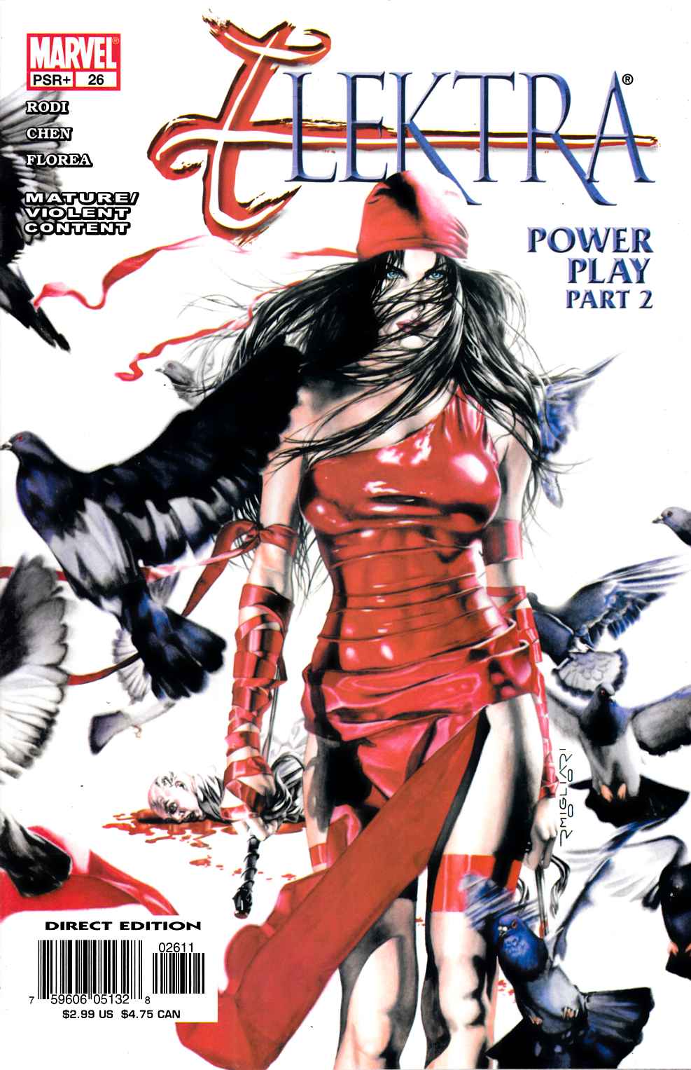 Elektra #26 Near Mint (9.4) [Marvel Comic] LARGE