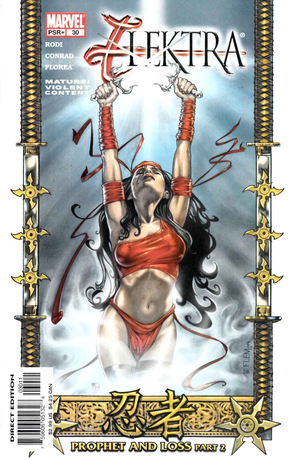 Elektra #30 Near Mint (9.4) [Marvel Comic] THUMBNAIL