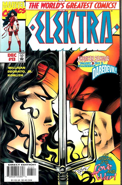 Elektra #13 Very Fine (8.0) [Marvel Comic] LARGE