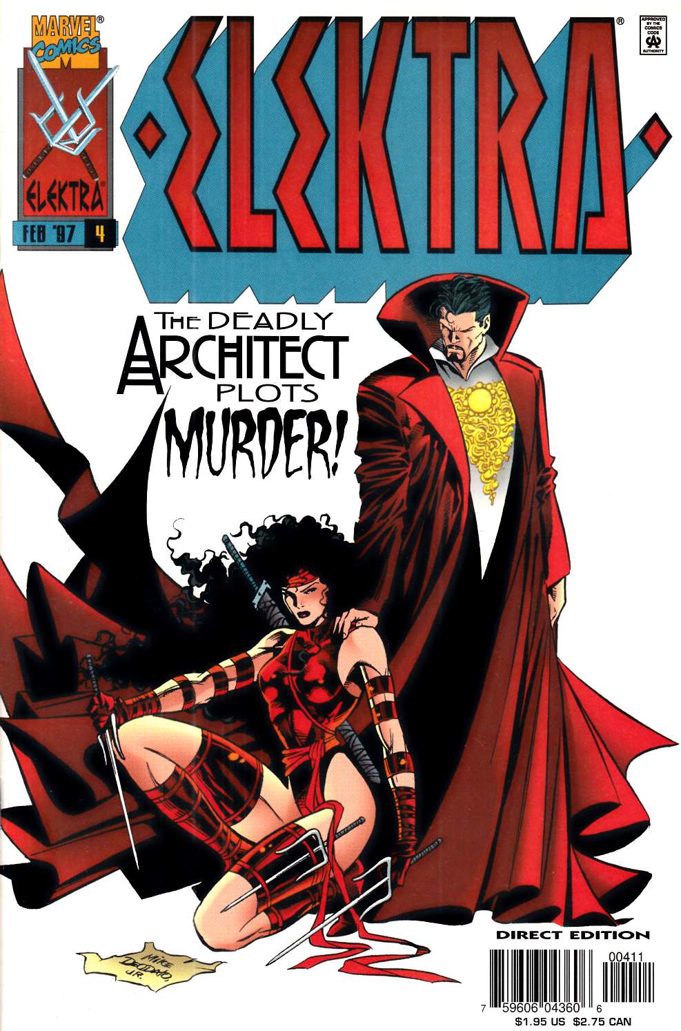 Elektra #4 Near Mint (9.4) [Marvel Comic] LARGE