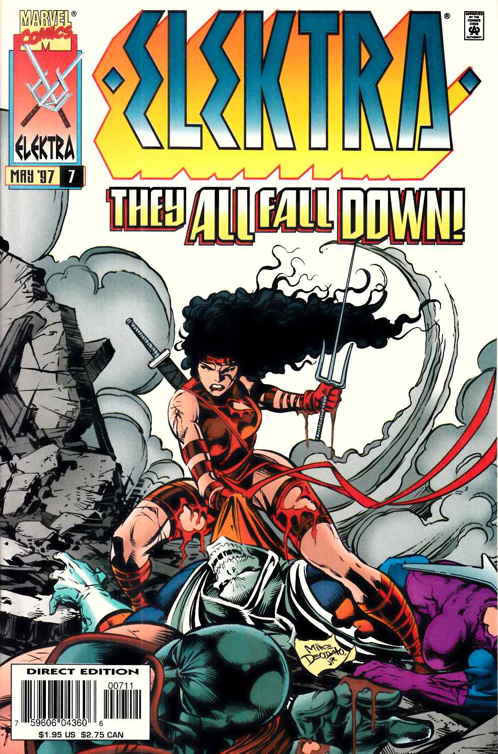 Elektra #7 Near Mint (9.4) [Marvel Comic] LARGE
