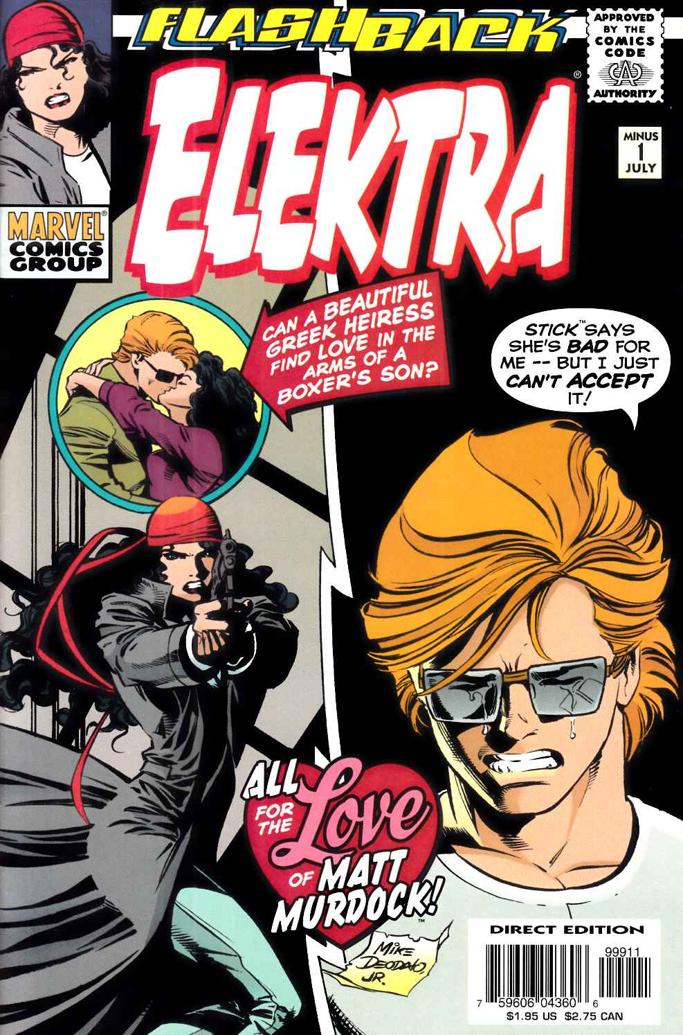 Elektra #Minus 1 Near Mint (9.4) [Marvel Comic] LARGE