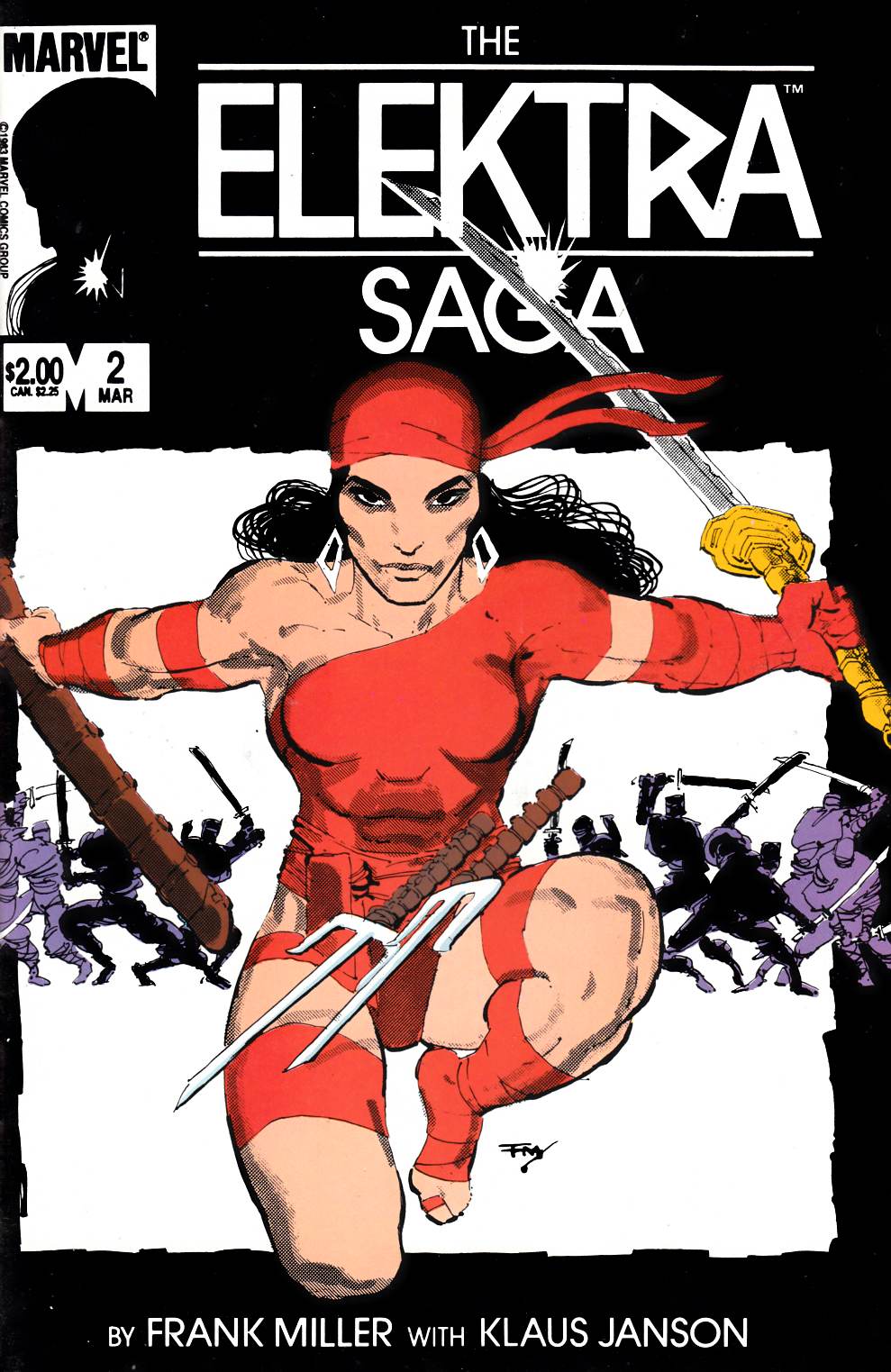 Elektra Saga #2 Very Fine (8.0) [Marvel Comic] LARGE