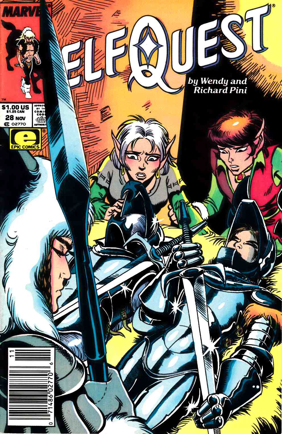 Elfquest #28 Newsstand Edition Fine (6.0) [Marvel Comic] LARGE