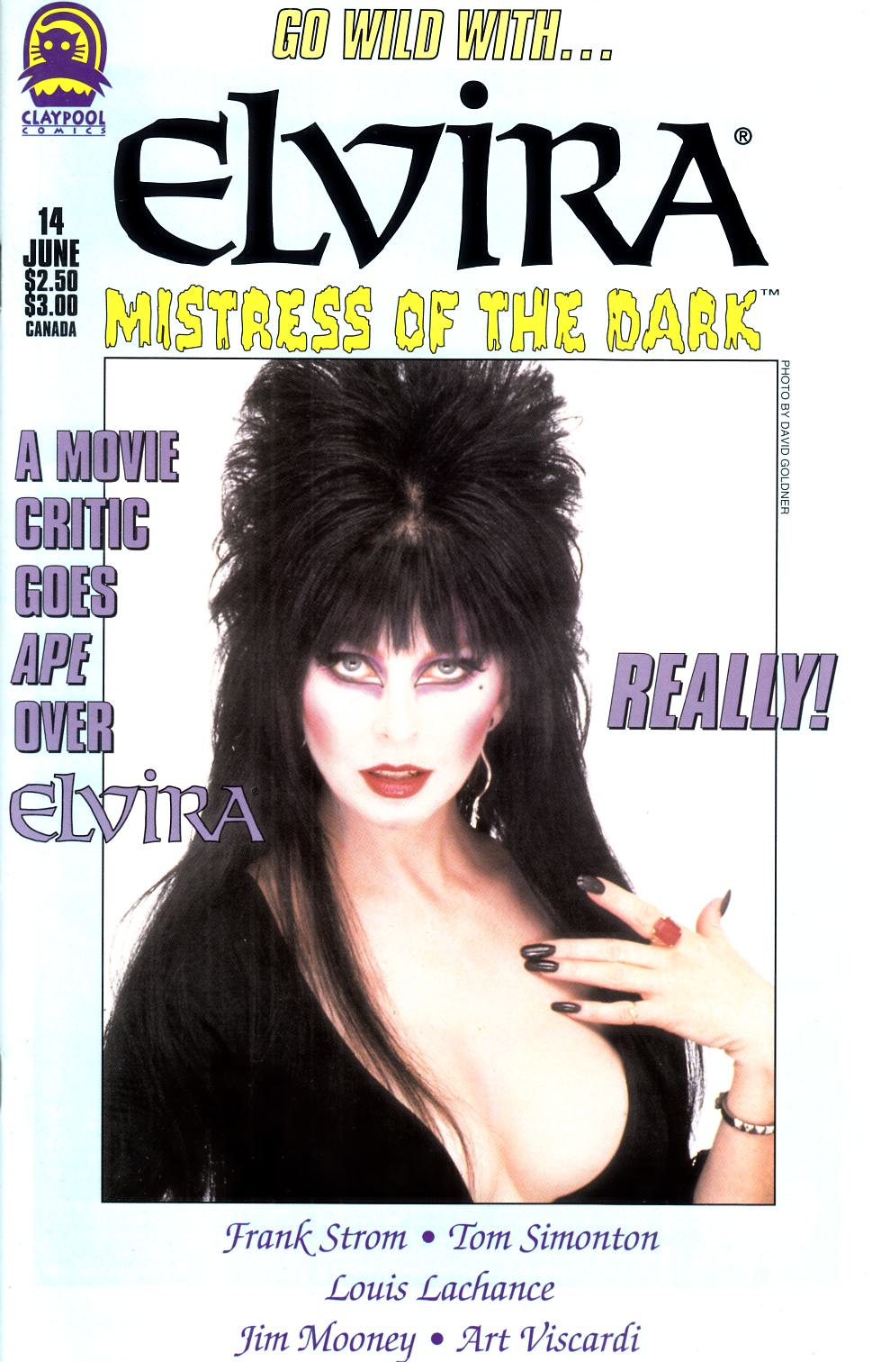 Elvira Mistress of the Dark #14 Near Mint (9.4) [Claypool Comic] LARGE