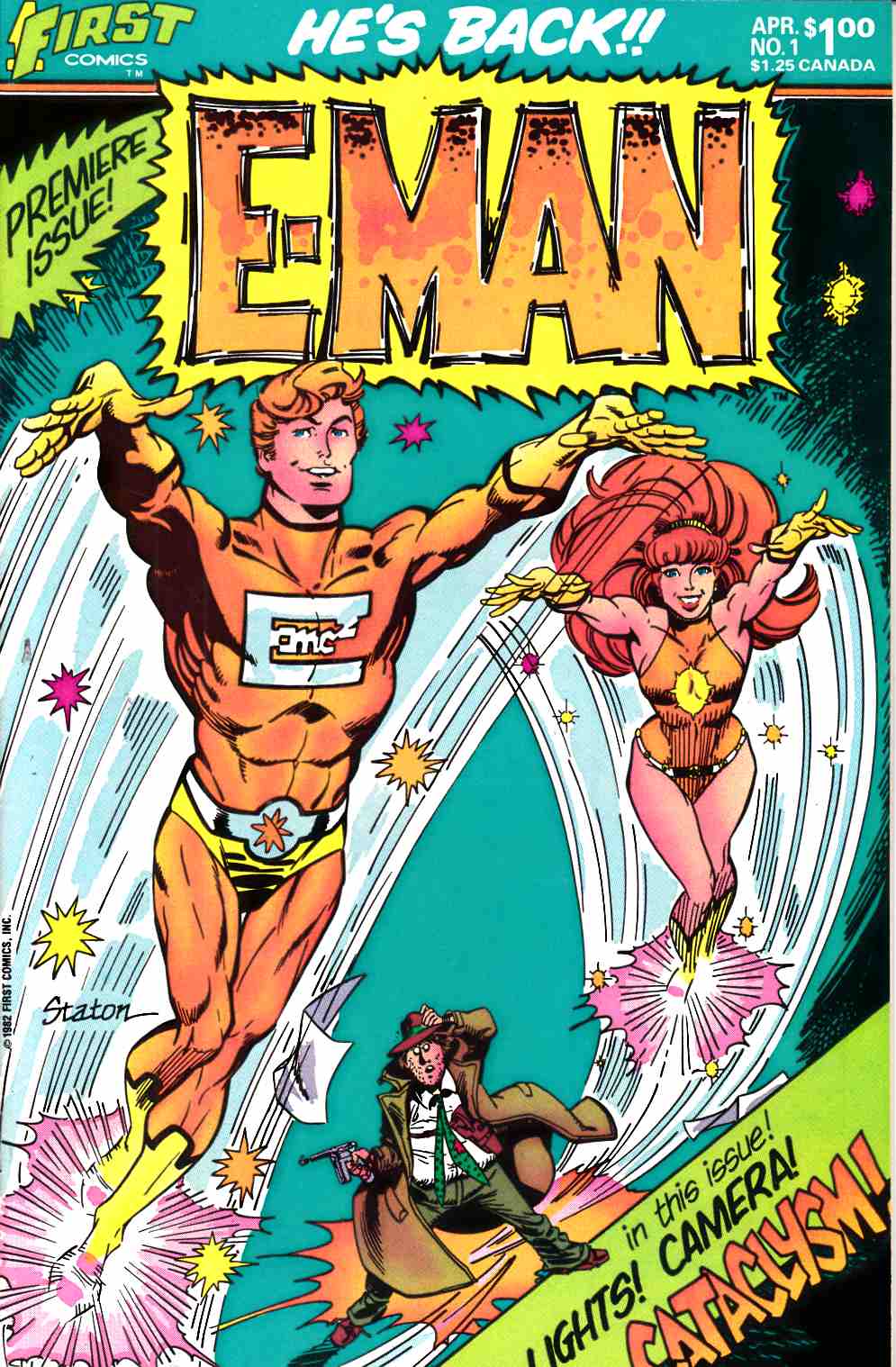 E-Man #1 Very Fine/Near Mint (9.0) [First Comic] LARGE