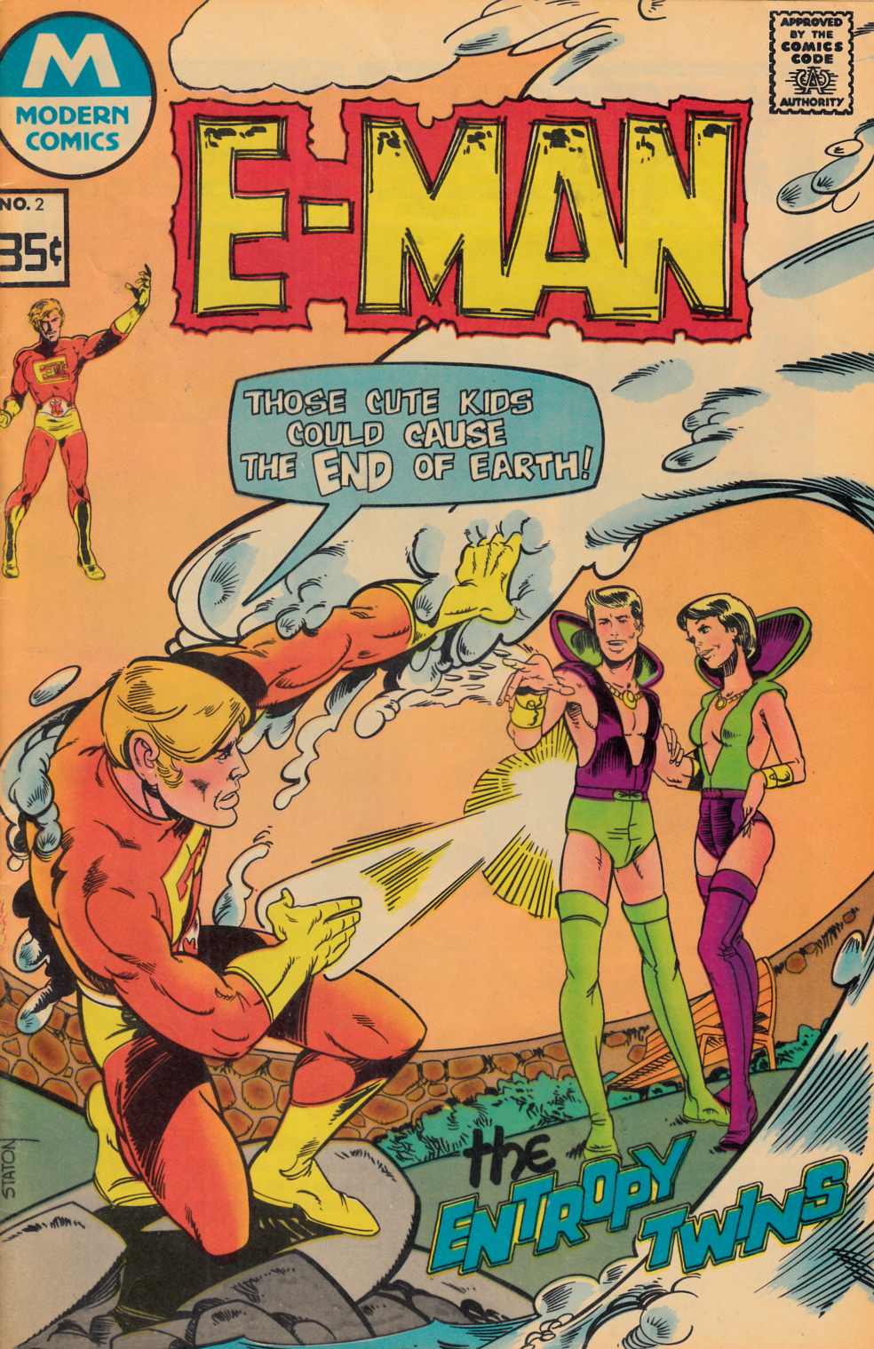 E-Man #2 Fine (6.0) [Modern Comic] LARGE