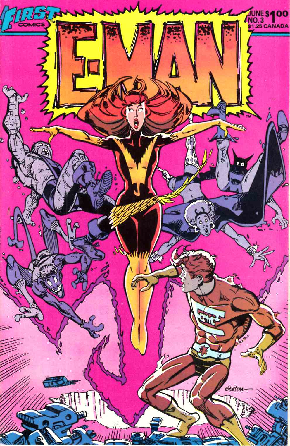 E-Man #3 Very Fine/Near Mint (9.0) [First Comic] THUMBNAIL