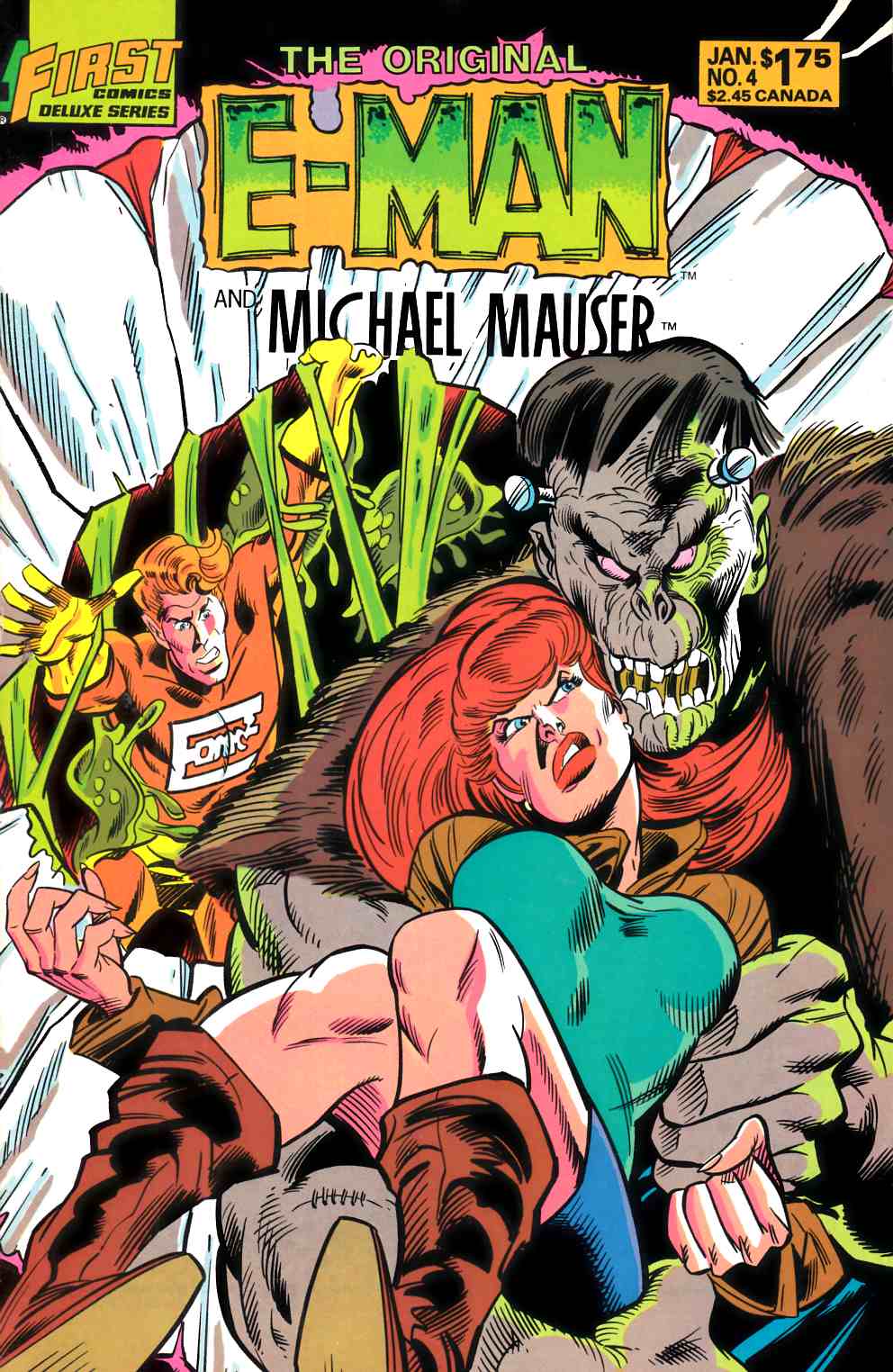 Original E-Man and Michael Mauser #4 Near Mint (9.4) [First Comic] THUMBNAIL