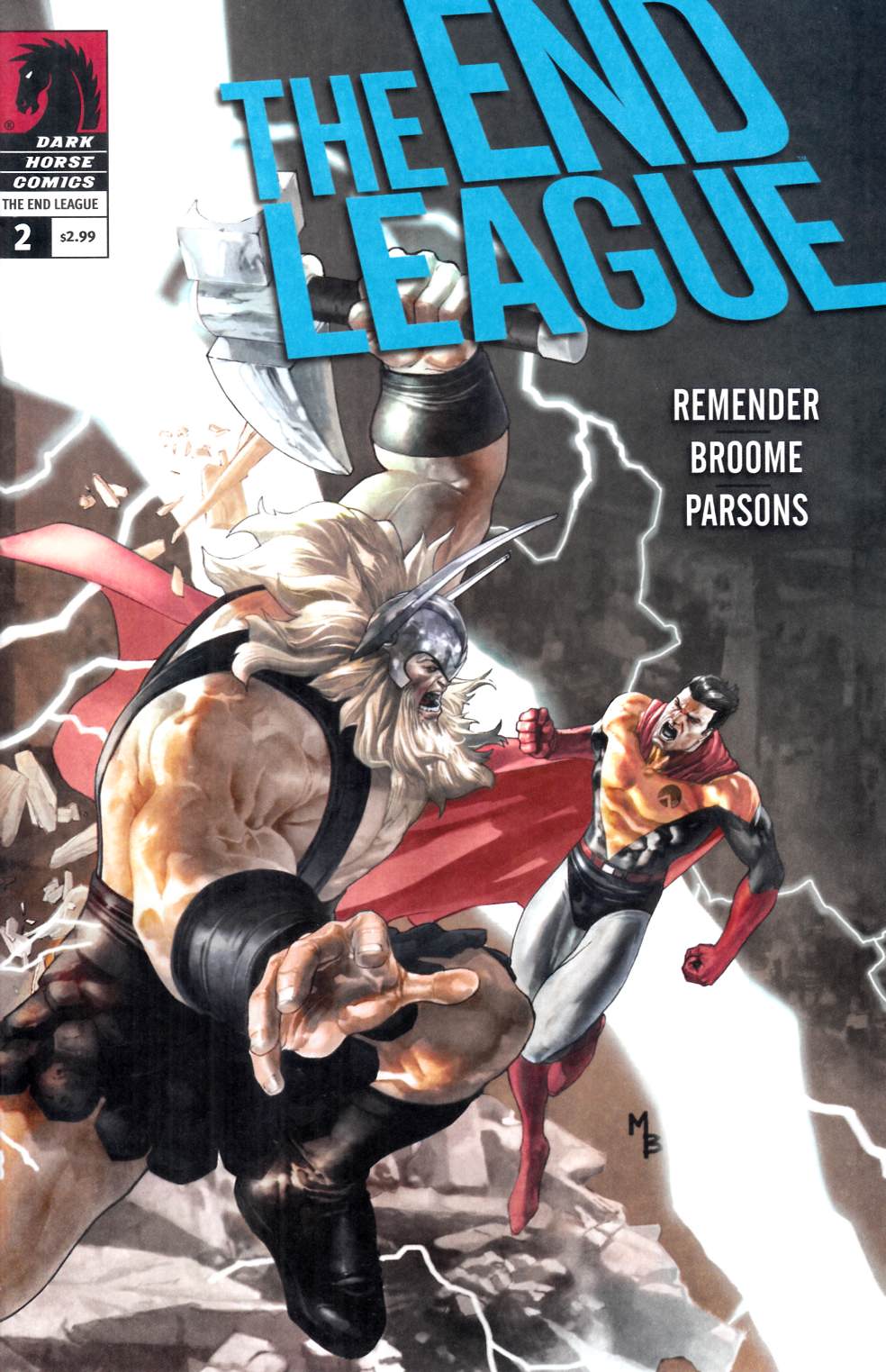 End League #2 Near Mint (9.4) [Dark Horse Comic] LARGE