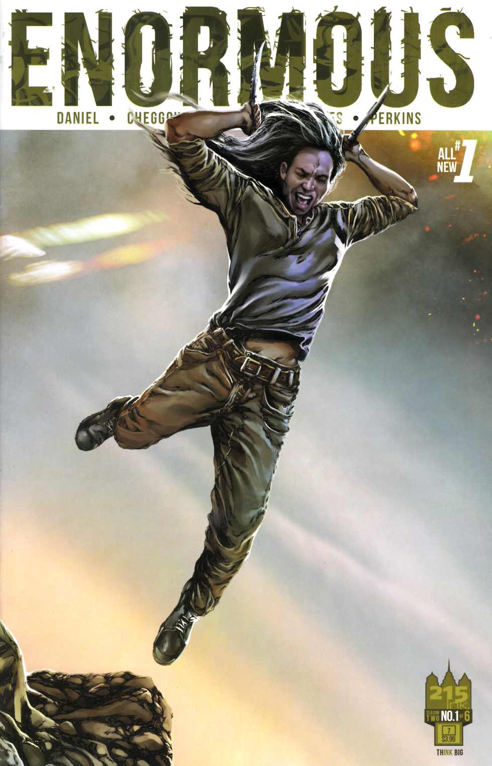 Enormous Vol 2 #1 Cover A- Cheggour [215 Ink Comic] LARGE