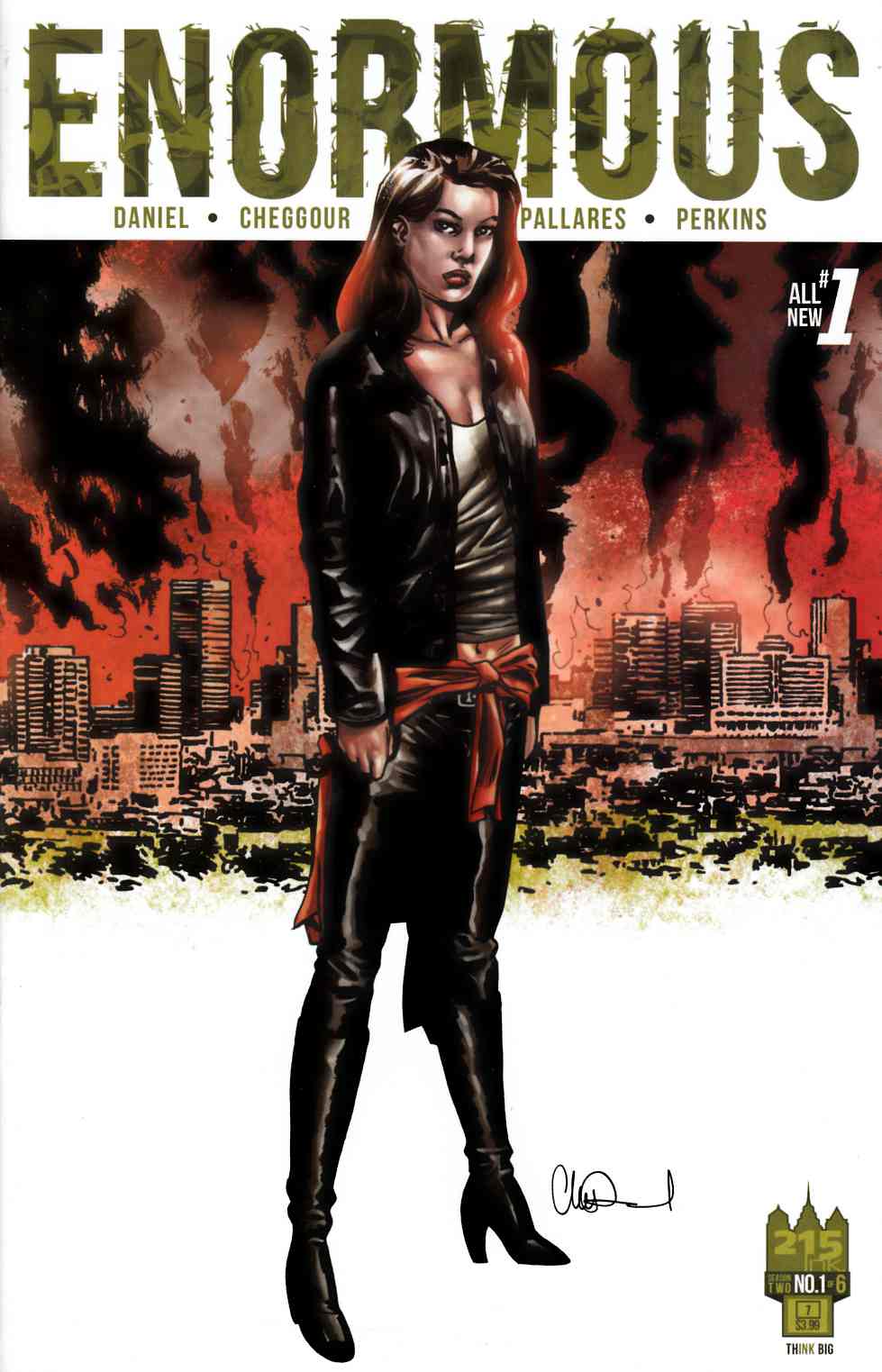 Enormous Vol 2 #1 Cover B- Adlard [215 Ink Comic] THUMBNAIL