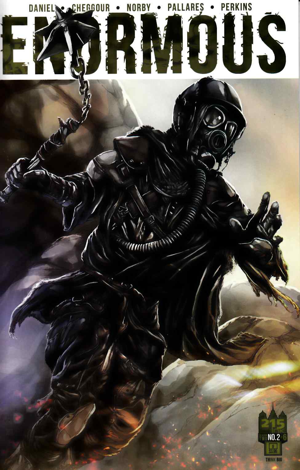 Enormous Vol 2 #2 Cover A- Cheggour [215 Ink Comic] LARGE
