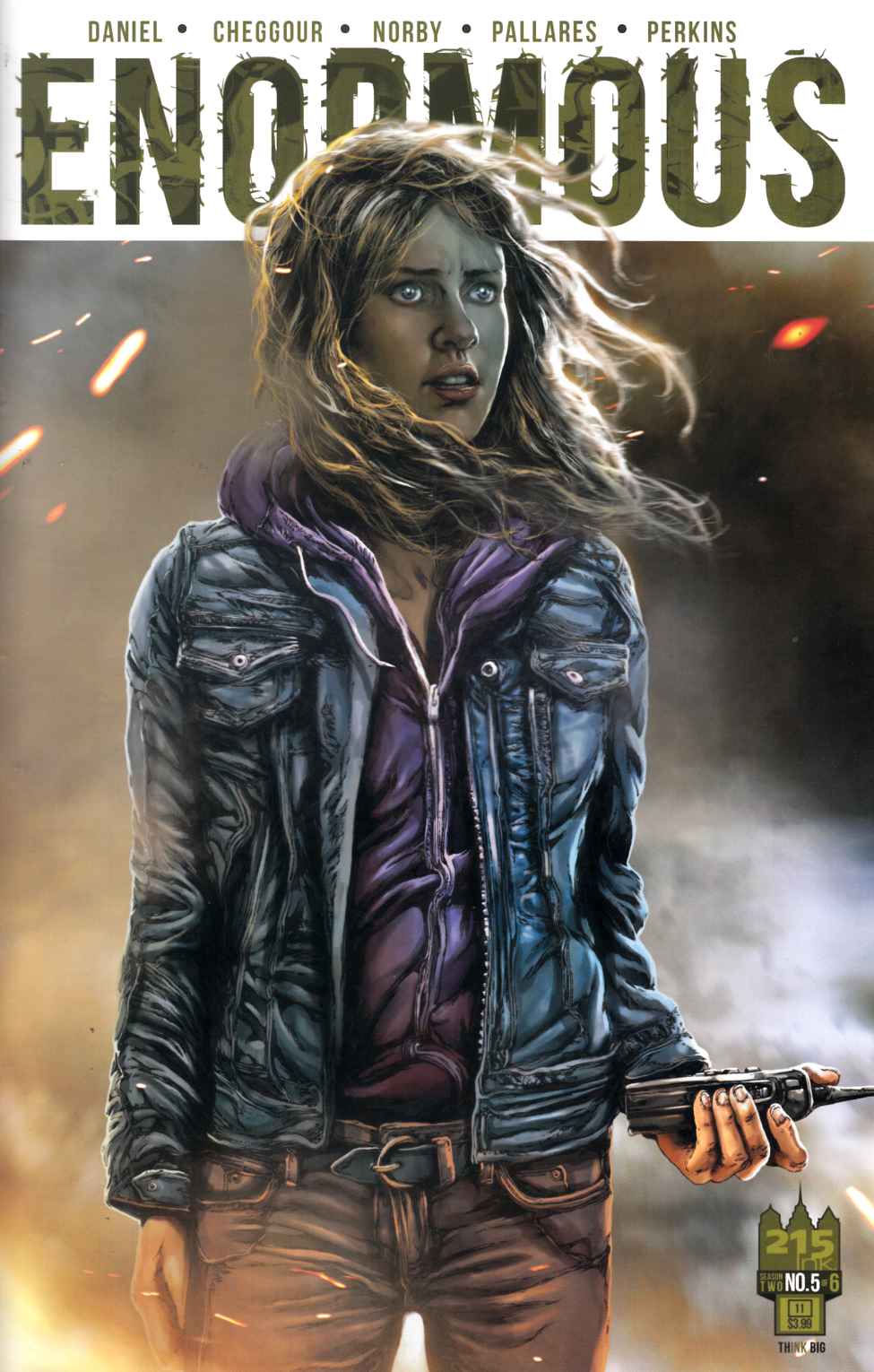 Enormous Vol 2 #5 Cover A- Cheggour [215 Ink Comic] LARGE
