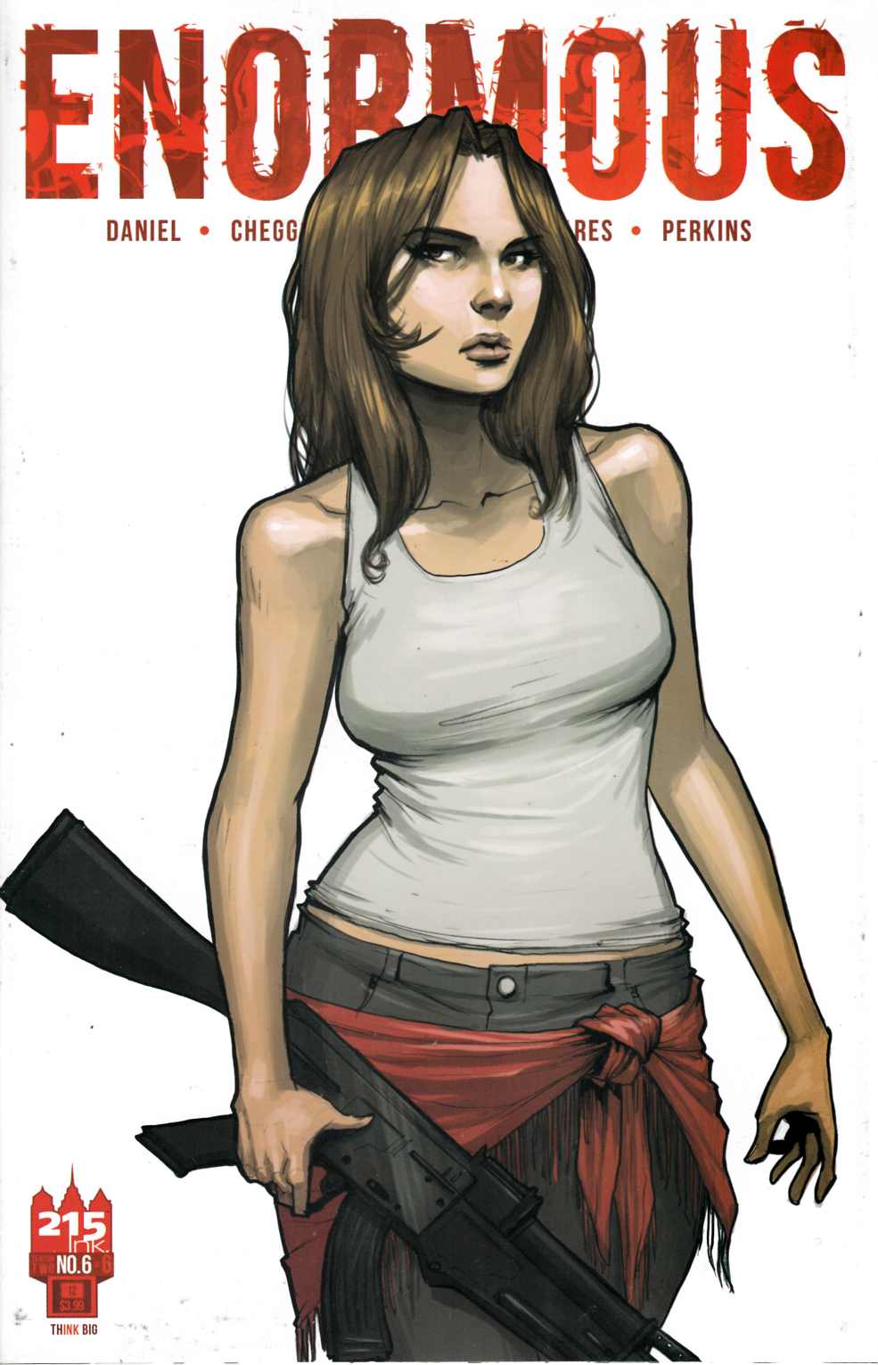 Enormous V2 #6 Cover B [215 Ink Comic] LARGE