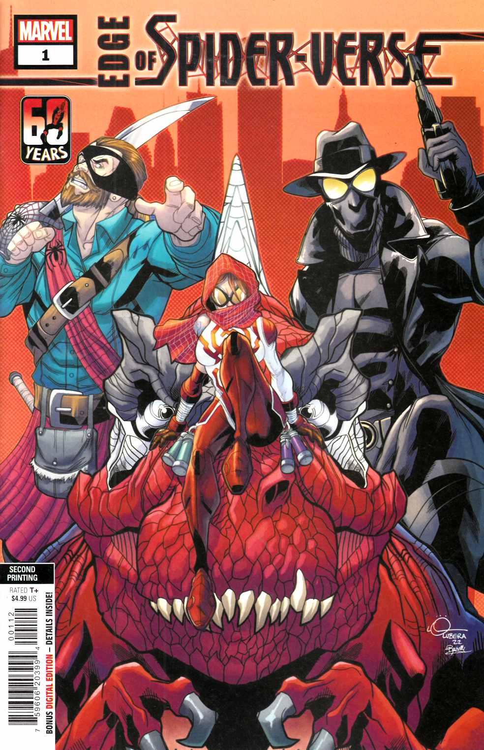 Edge of Spider-Verse #1 Second Printing Near Mint (9.4) [Marvel Comic] THUMBNAIL