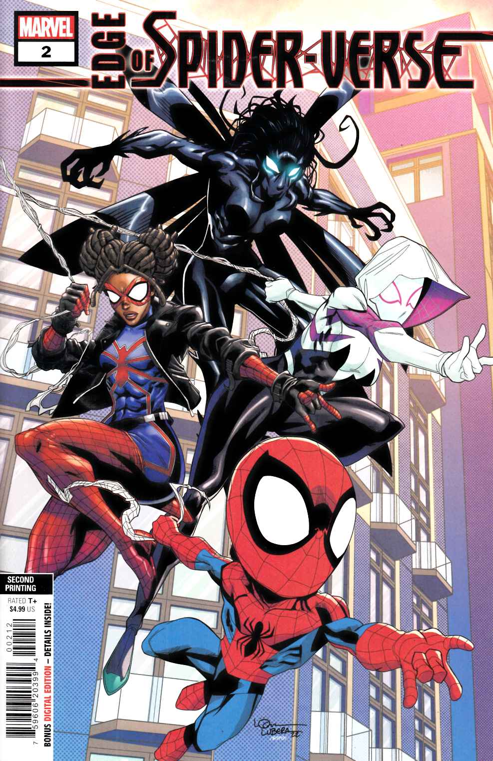 Edge of Spider-Verse #2 Second Printing Near Mint (9.4) [Marvel Comic] LARGE