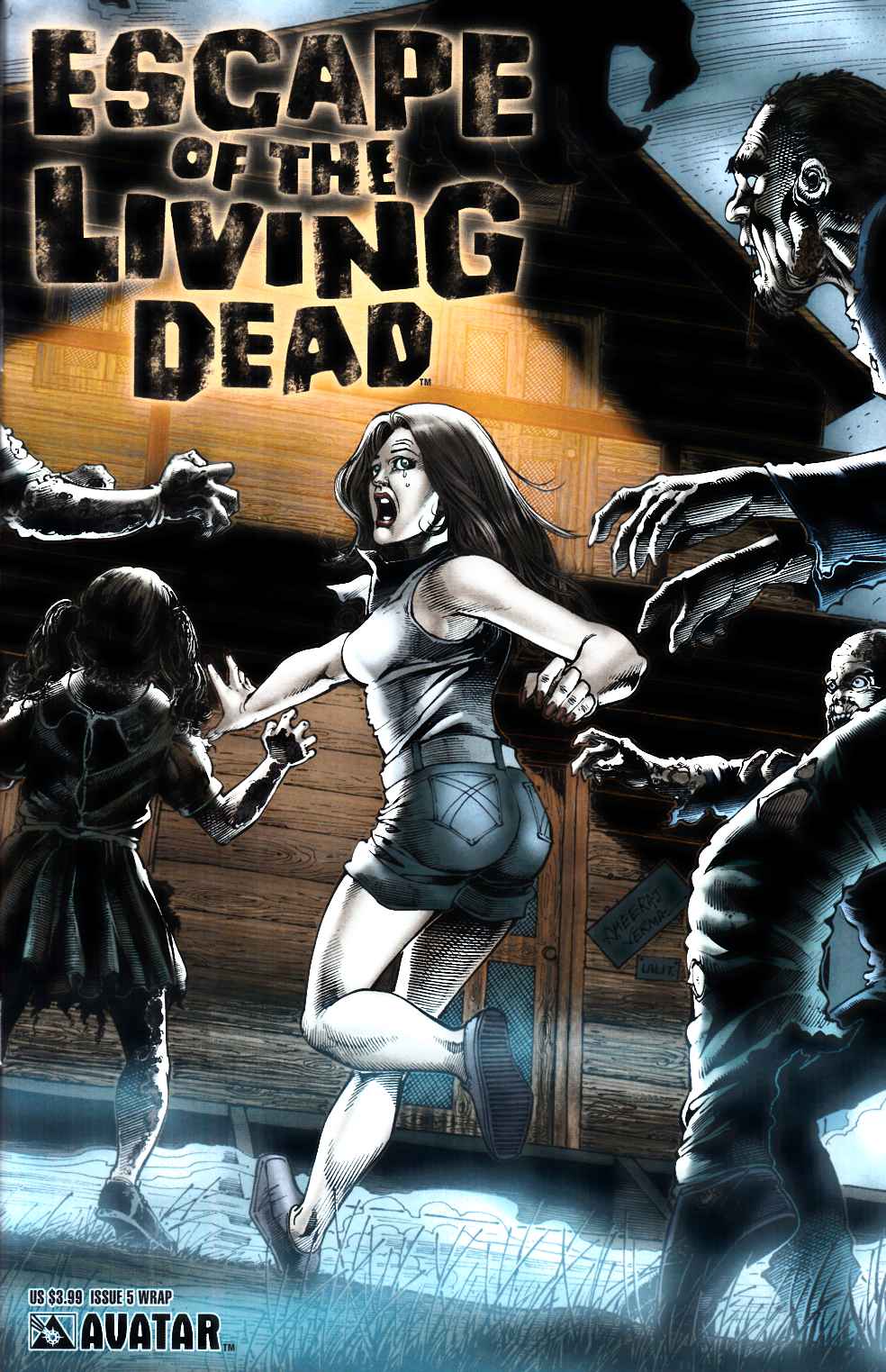 Escape of the Living Dead #5 Wrap Cover Very Fine (8.0) [Avatar Comic] LARGE