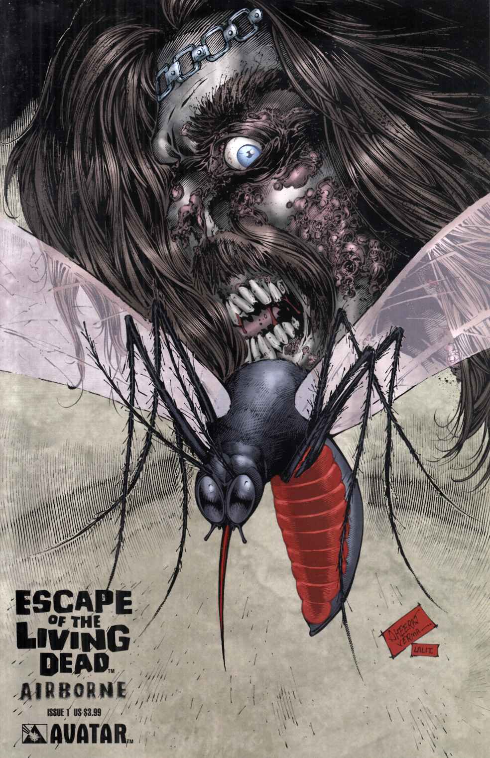 Escape of the Living Dead Airborne #1 Very Fine (8.0) [Avatar Comic] LARGE