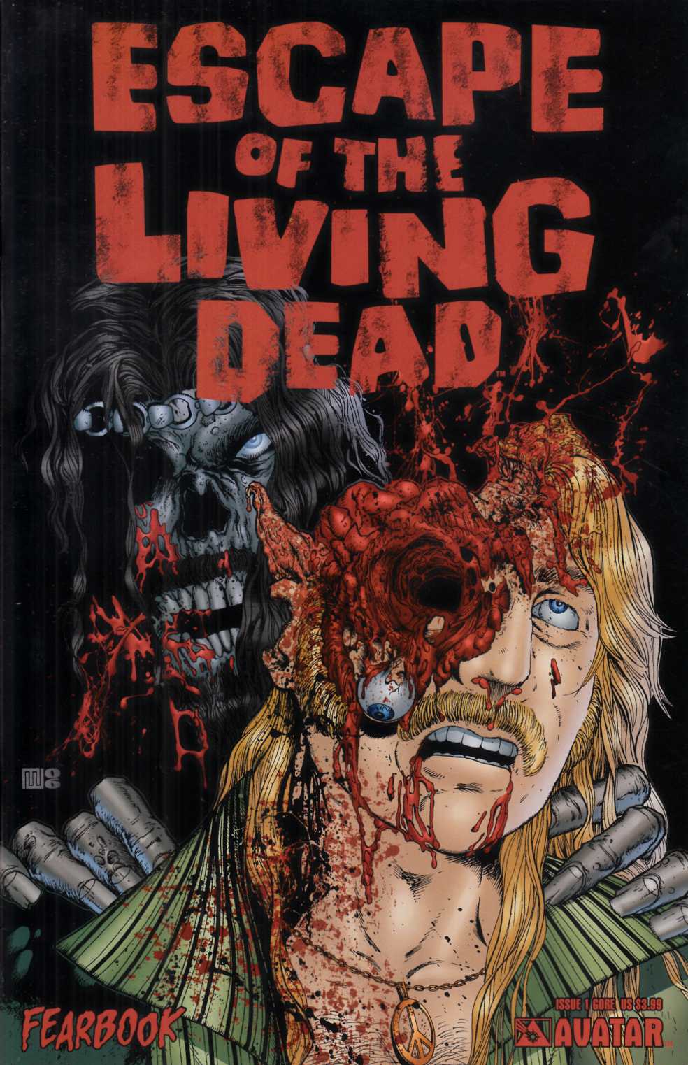 Escape of the Living Dead Fearbook #1 Gore Cover Near Mint (9.4) [Avatar Comic] LARGE
