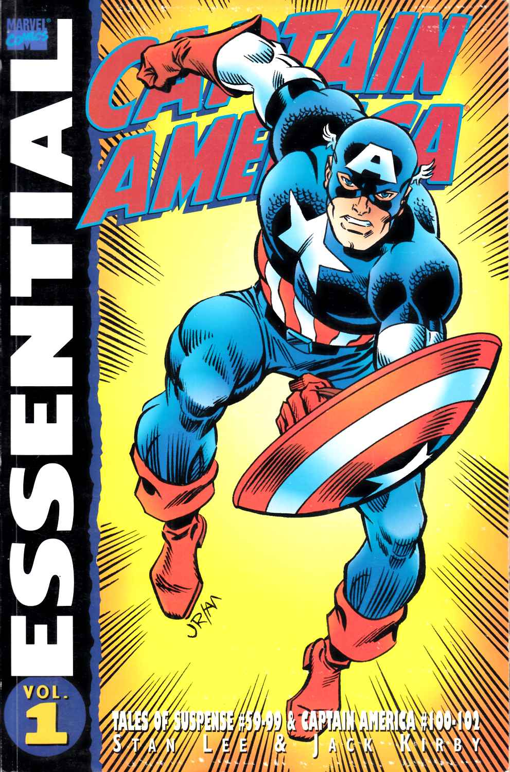 Essential Captain America Volume 1 Very Fine (8.0) [Marvel Softcover] THUMBNAIL