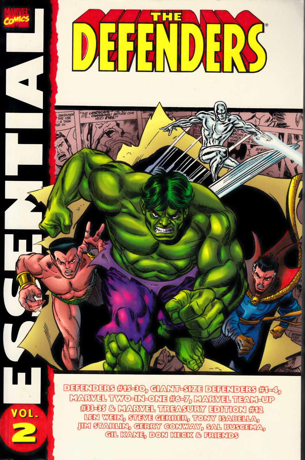 Essential Defenders Volume 2 First Edition Fine (6.0) [Marvel Softcover] THUMBNAIL