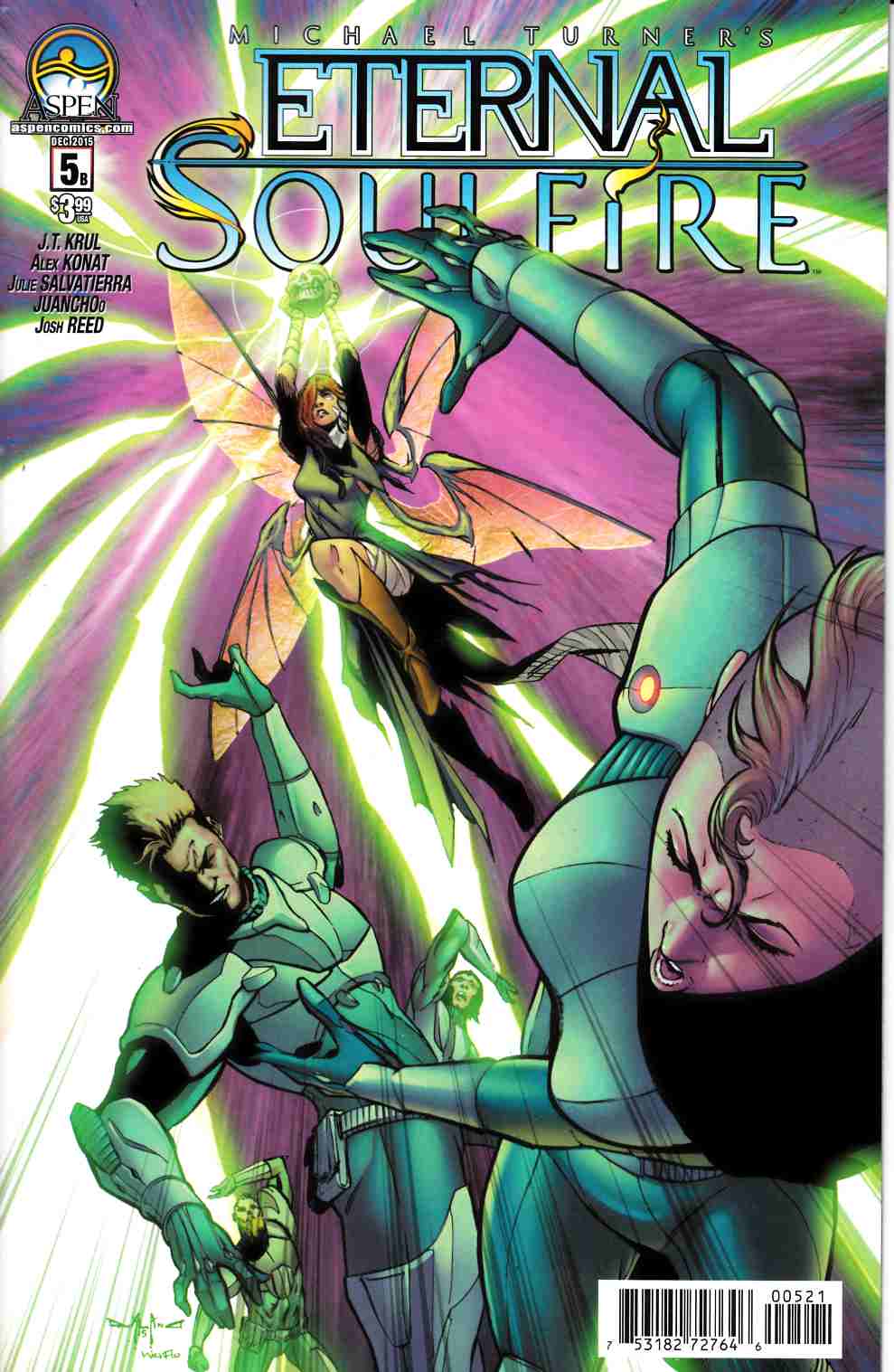 Eternal Soulfire #5 Cover B- Qualano [Aspen Comic] LARGE