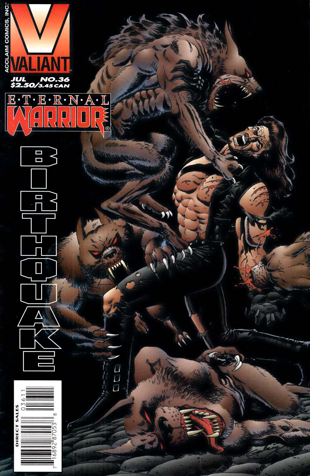 Eternal Warrior #36 Very Fine (8.0) [Valiant Comic] MAIN