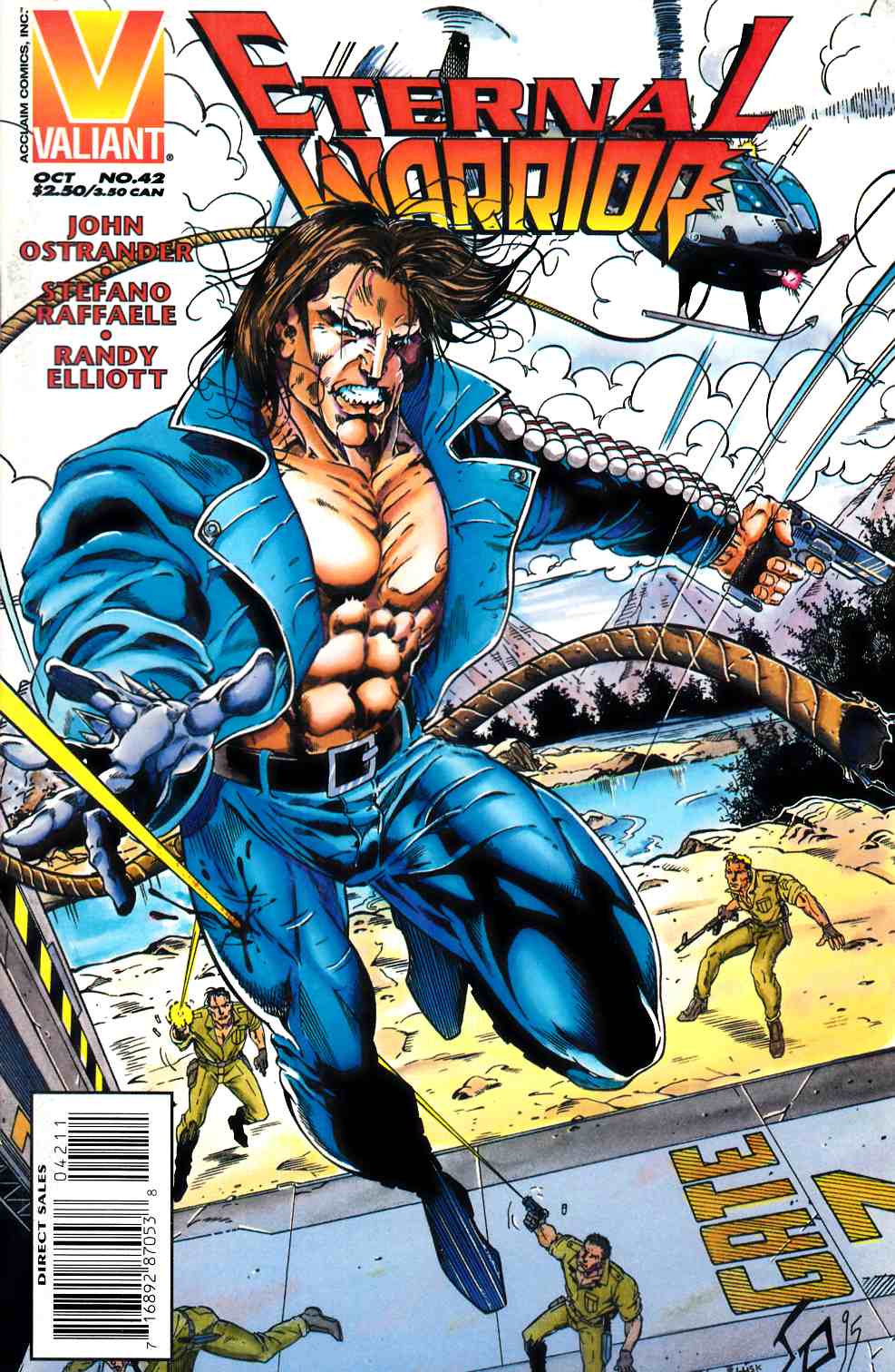 Eternal Warrior #42 Very Fine (8.0) [Valiant Comic] LARGE