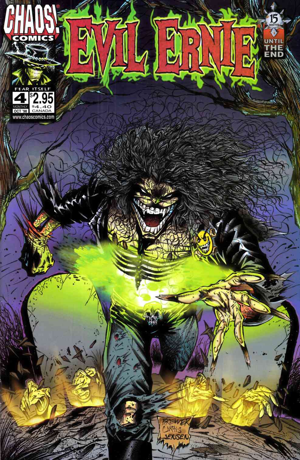Evil Ernie #4 Near Mint (9.4) [Chaos Comic] LARGE