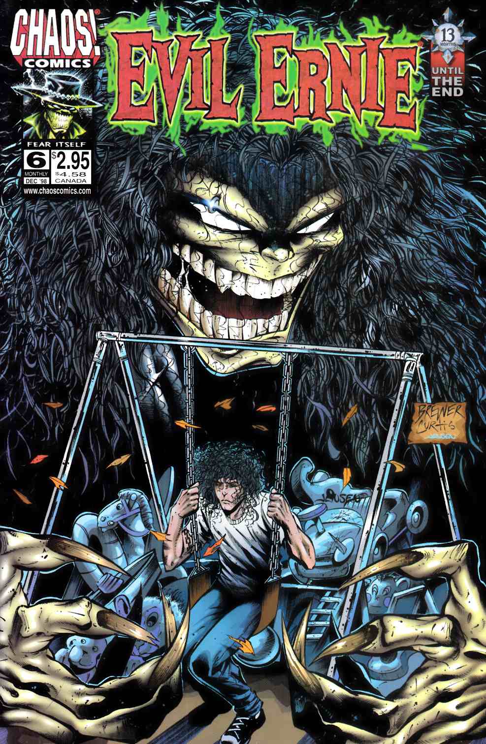Evil Ernie #6 Near Mint (9.4) [Chaos Comic] LARGE
