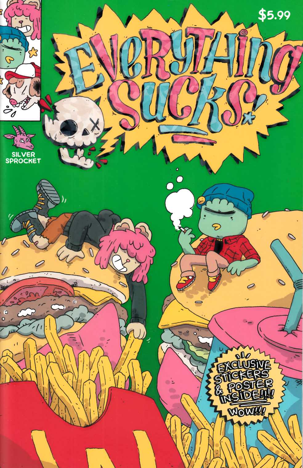 Everything Sucks #1 Near Mint (9.4) [Silver Sprocket Com LARGE