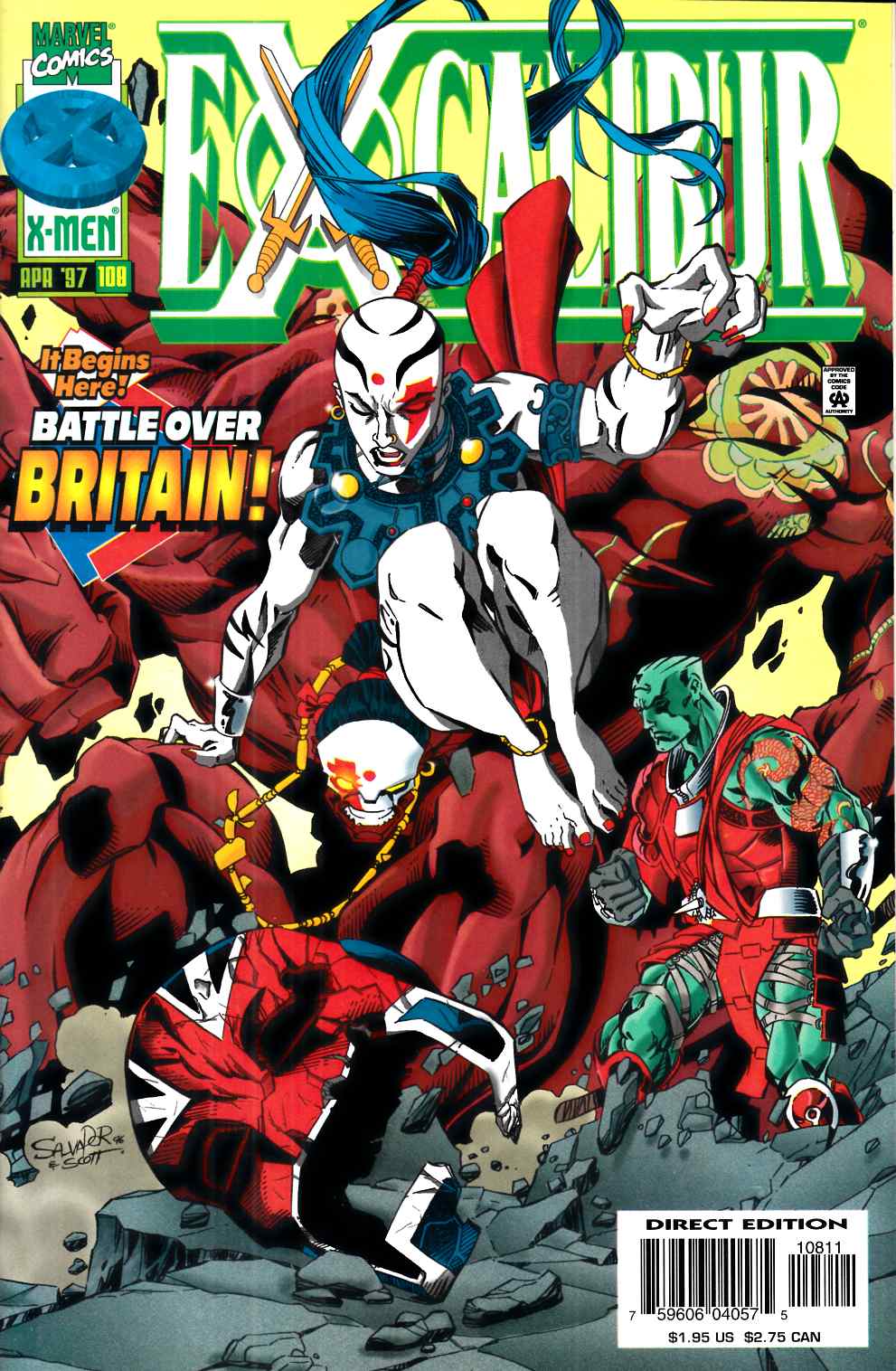 Excalibur #108 Very Fine (8.0) [Marvel Comic] THUMBNAIL