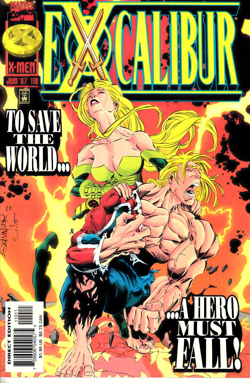 Excalibur #110 Near Mint (9.4) [Marvel Comic] LARGE