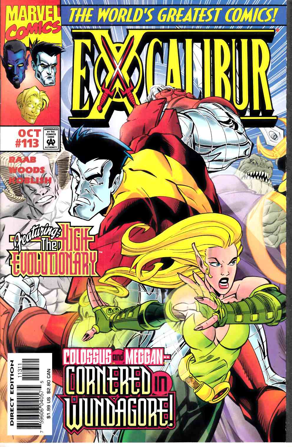 Excalibur #113 Near Mint (9.4) [Marvel Comic] LARGE