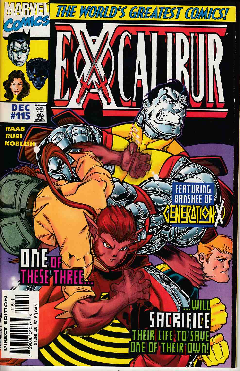 Excalibur #115 Very Fine (8.0) [Marvel Comic] LARGE
